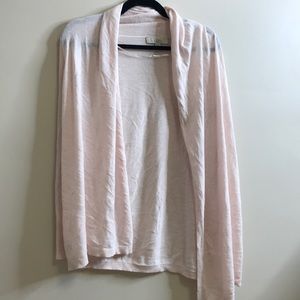 loft pink cardigan